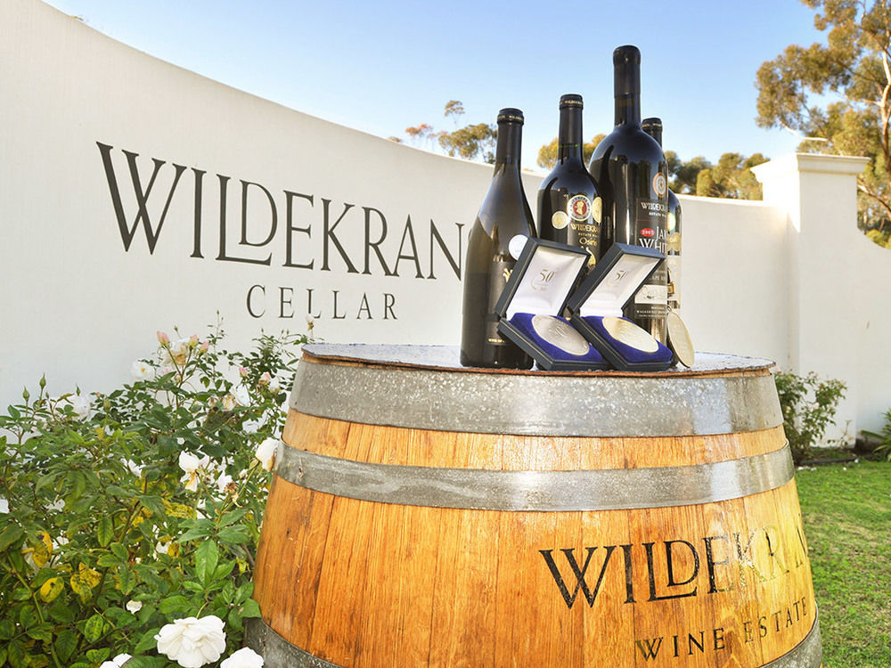 Endless Vineyards At Wildekrans Wine Estate Pensionat Botrivier Exteriör bild
